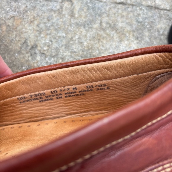 Dockers Brown Leather Slip-On Loafers - Picture 6 of 8